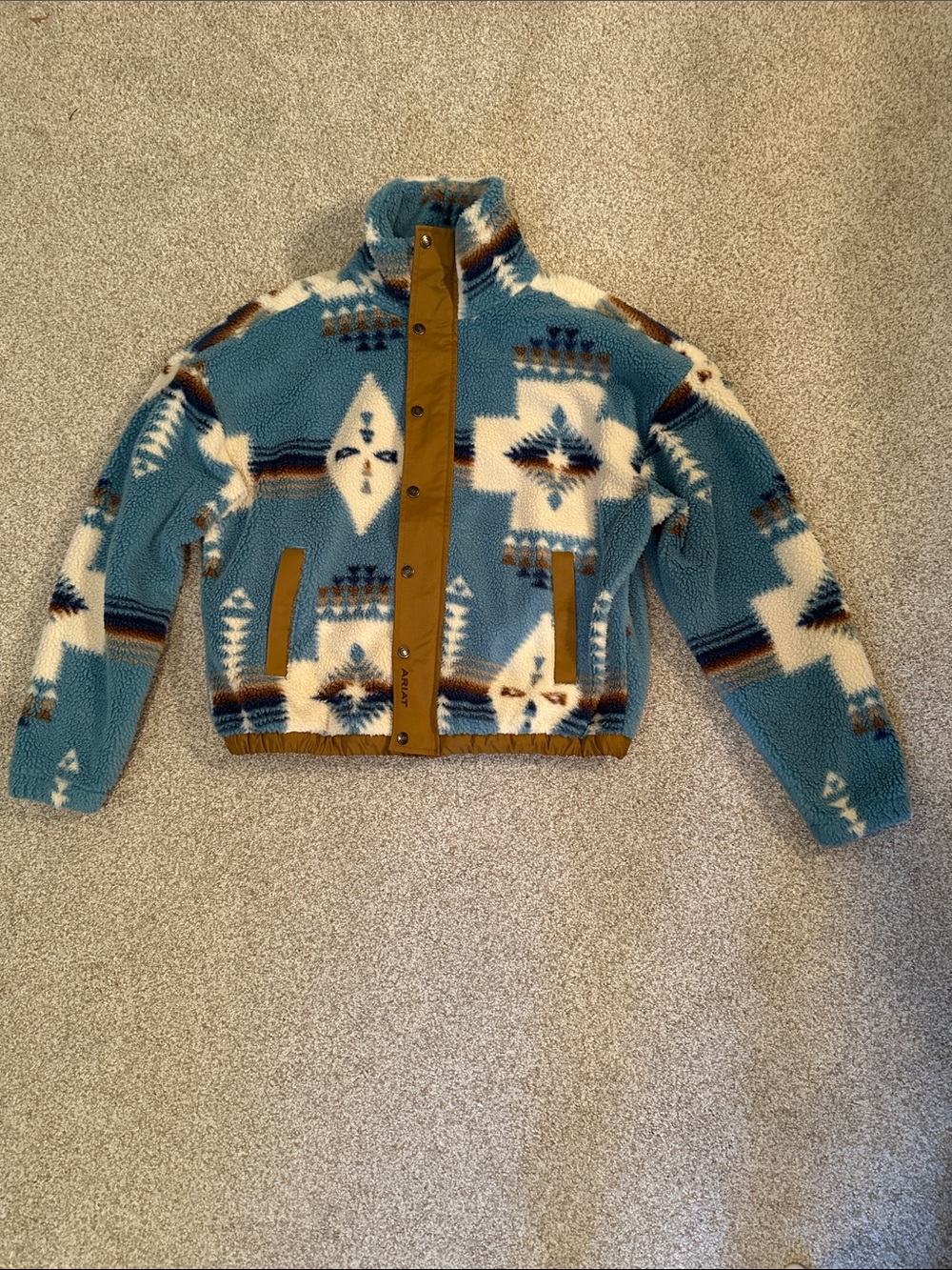 Ariat Sherpa Blocked Jacket in Agave Southwest